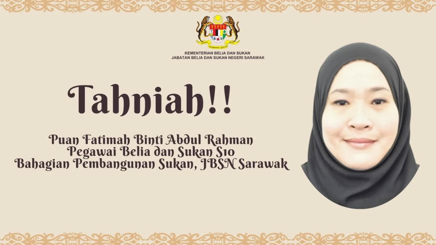 Pengiktirafan dan Kecemerlangan Warga Bahagian Pembangunan Sukan JBSN Sarawak